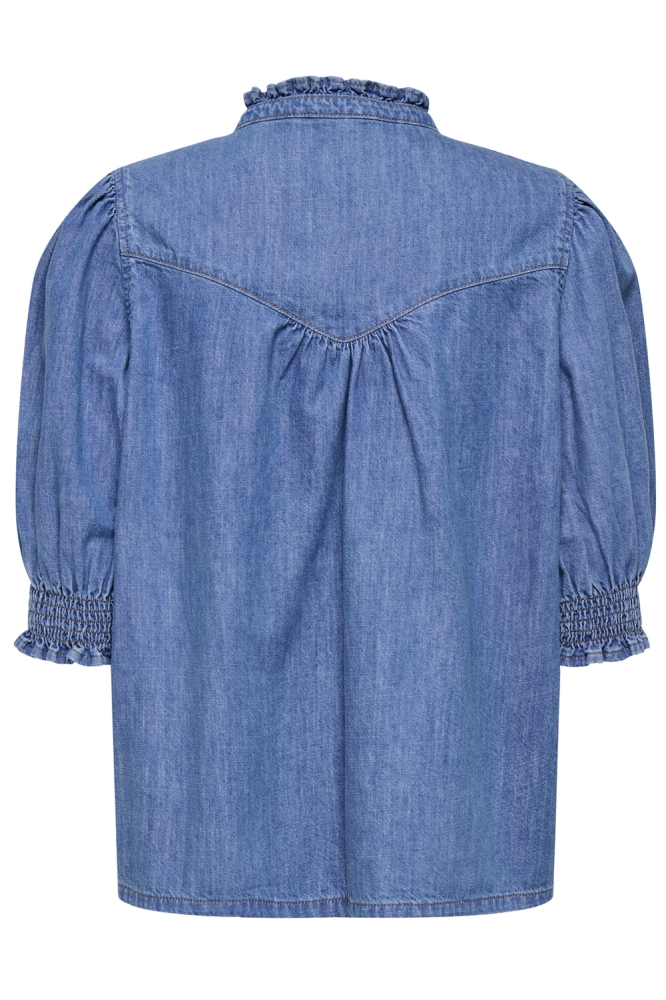 ONLRAYA 3/4 SHIRT DNM AKM NOOS 15357327 MEDIUM BLUE DENIM